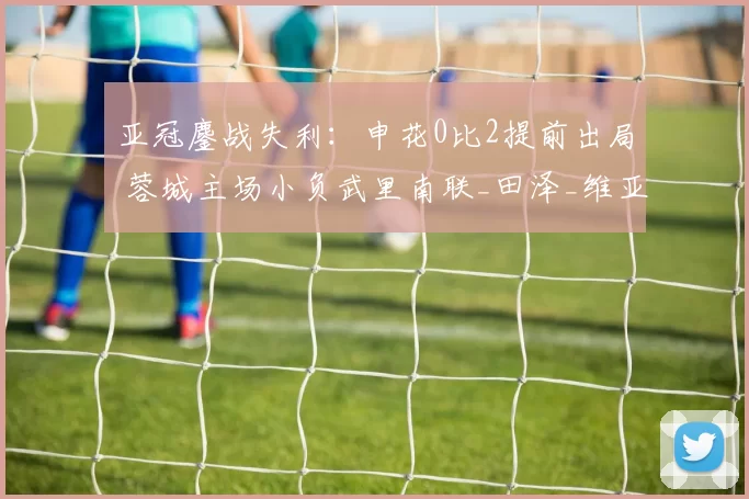 亚冠鏖战失利：申花0比2提前出局 蓉城主场小负武里南联_田泽_维亚_比赛
